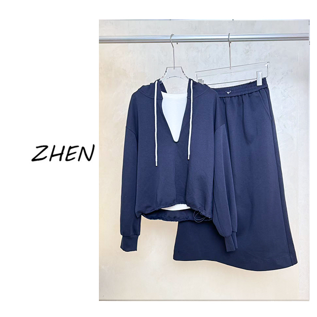 【ZHEN】25K01400 2025新款时尚气质休闲百搭气质套装女