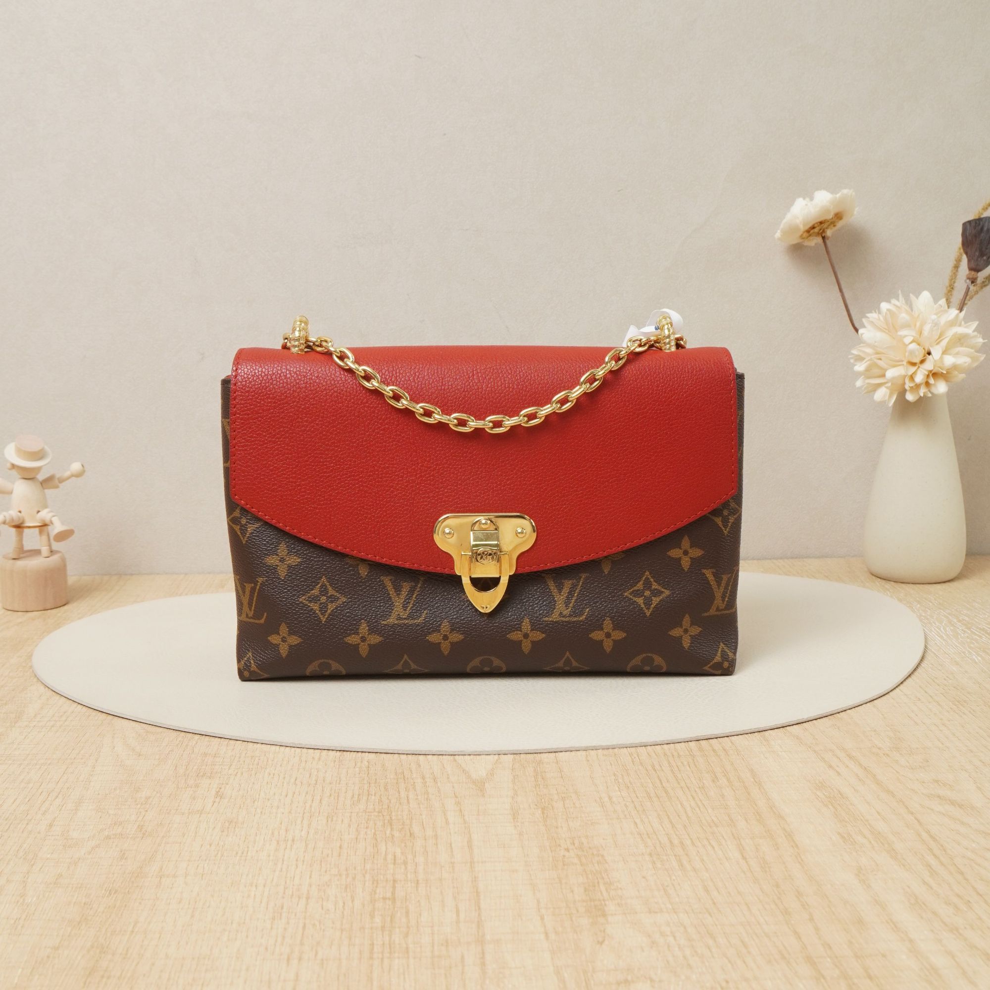 95新 LouisVuitton/路易威登  路易威登传奇老花拼红/DS043734