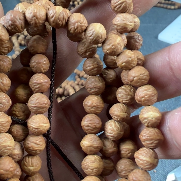 素***年凤眼菩提吊坠文玩酸枣核