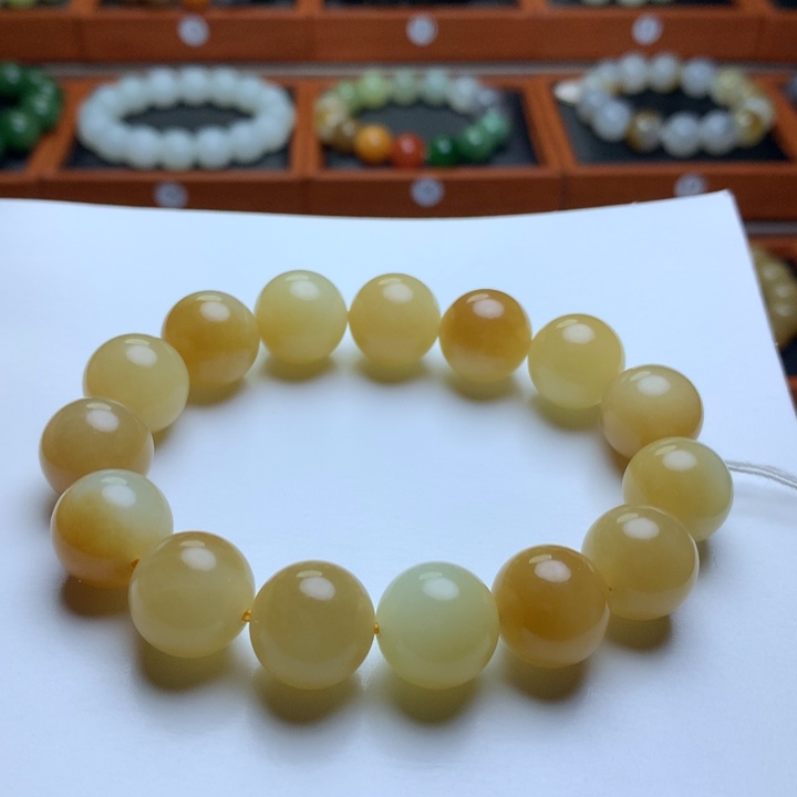 和田玉手串未镶嵌