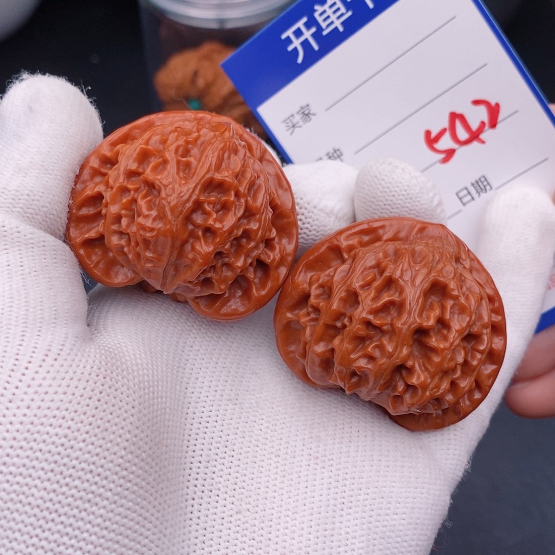 文玩核桃把件42宫灯542
