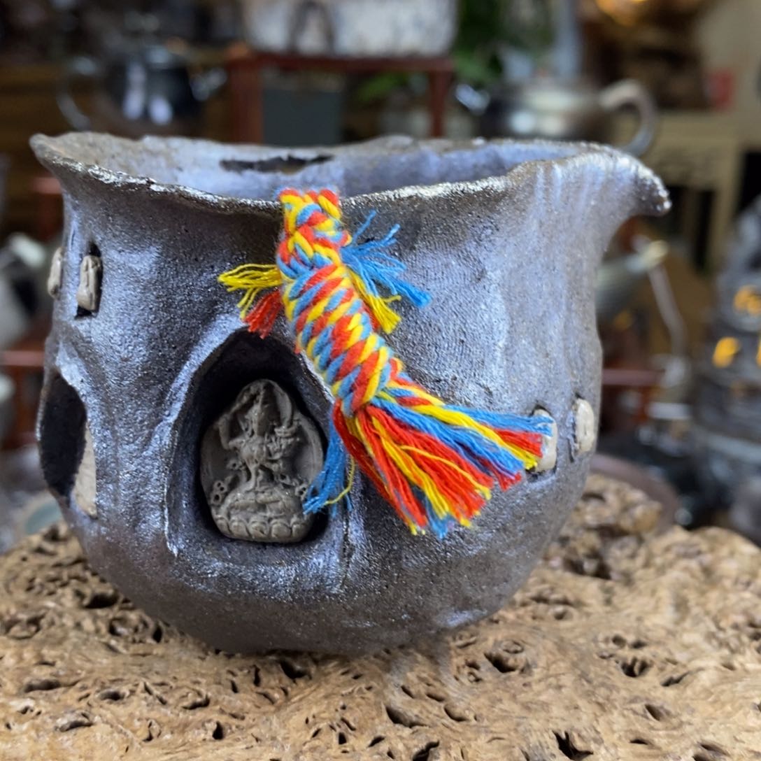 建水紫陶，柴烧茶器，新春大漏