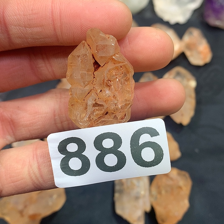 水晶水晶花未镶嵌?