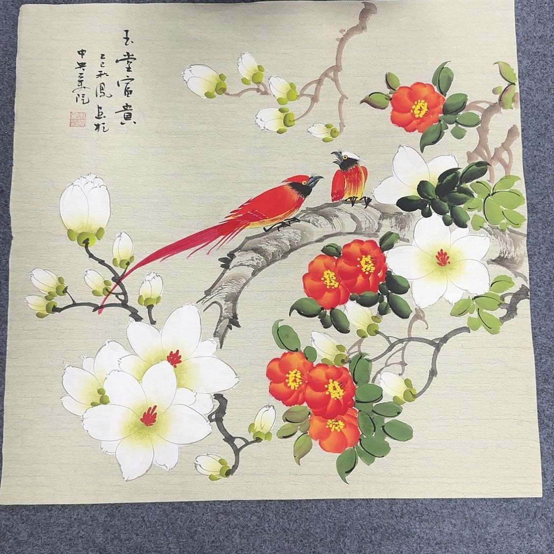 国画国画作品宣纸纯手绘