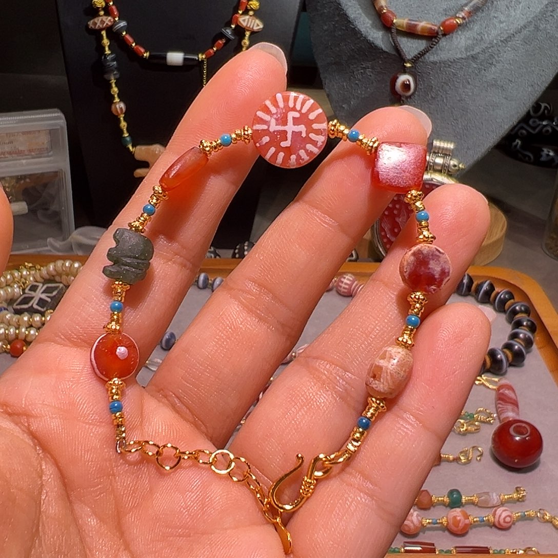 玛瑙/玉髓未镶嵌手链