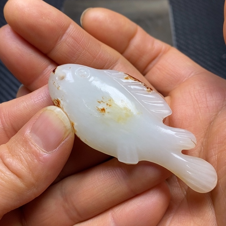 和田玉挂件未镶嵌玄**缘