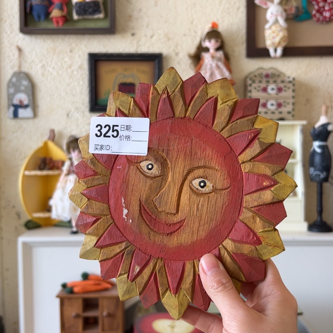 木默认微瑕外贸样品挂件摆件木雕325