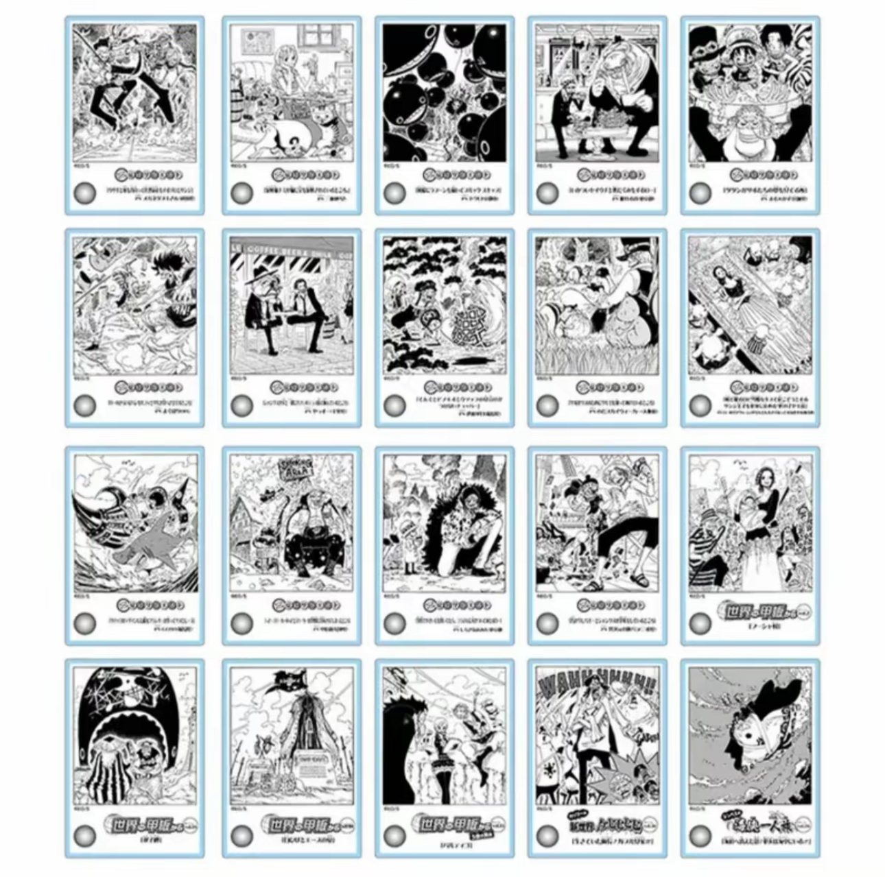 海贼王原画扉页第三弹立牌盲抽直播代拆