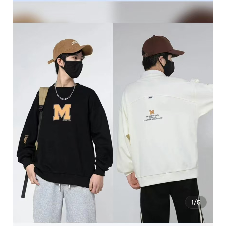 【027-黑】青少年春款潮品卫衣