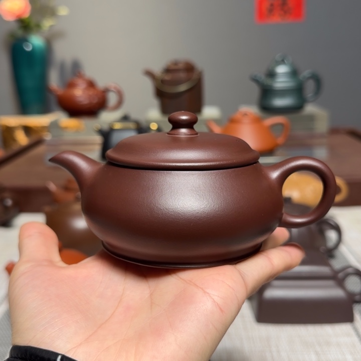紫砂茶壶明炉壶老紫泥 155cc 福利款