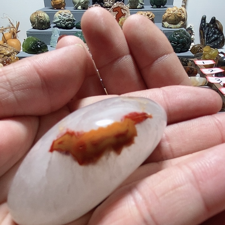 洞***火玛瑙/玉髓未镶嵌颈饰