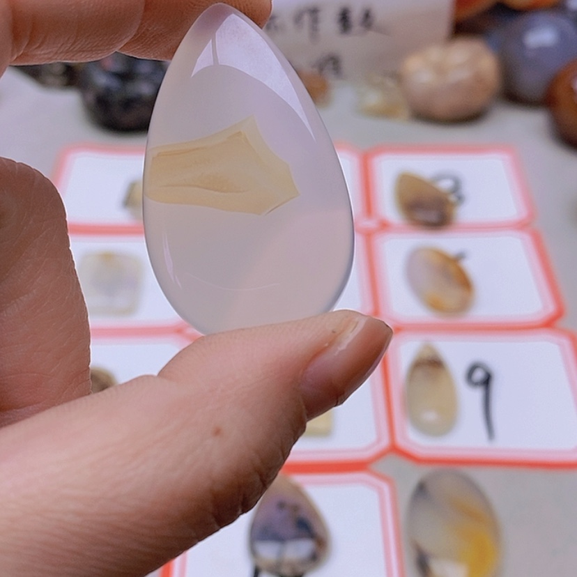 【闪购商品】未镶嵌玛瑙/玉髓珠宝半成品开****!