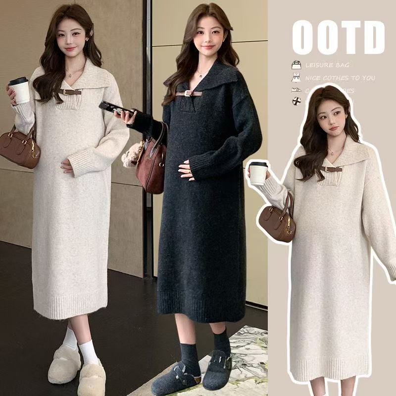 孕妇装毛衣裙957812