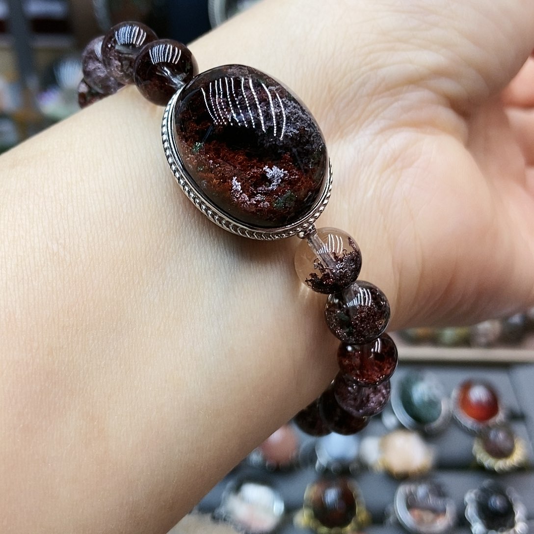 水晶手链银S925镶嵌ℳ****