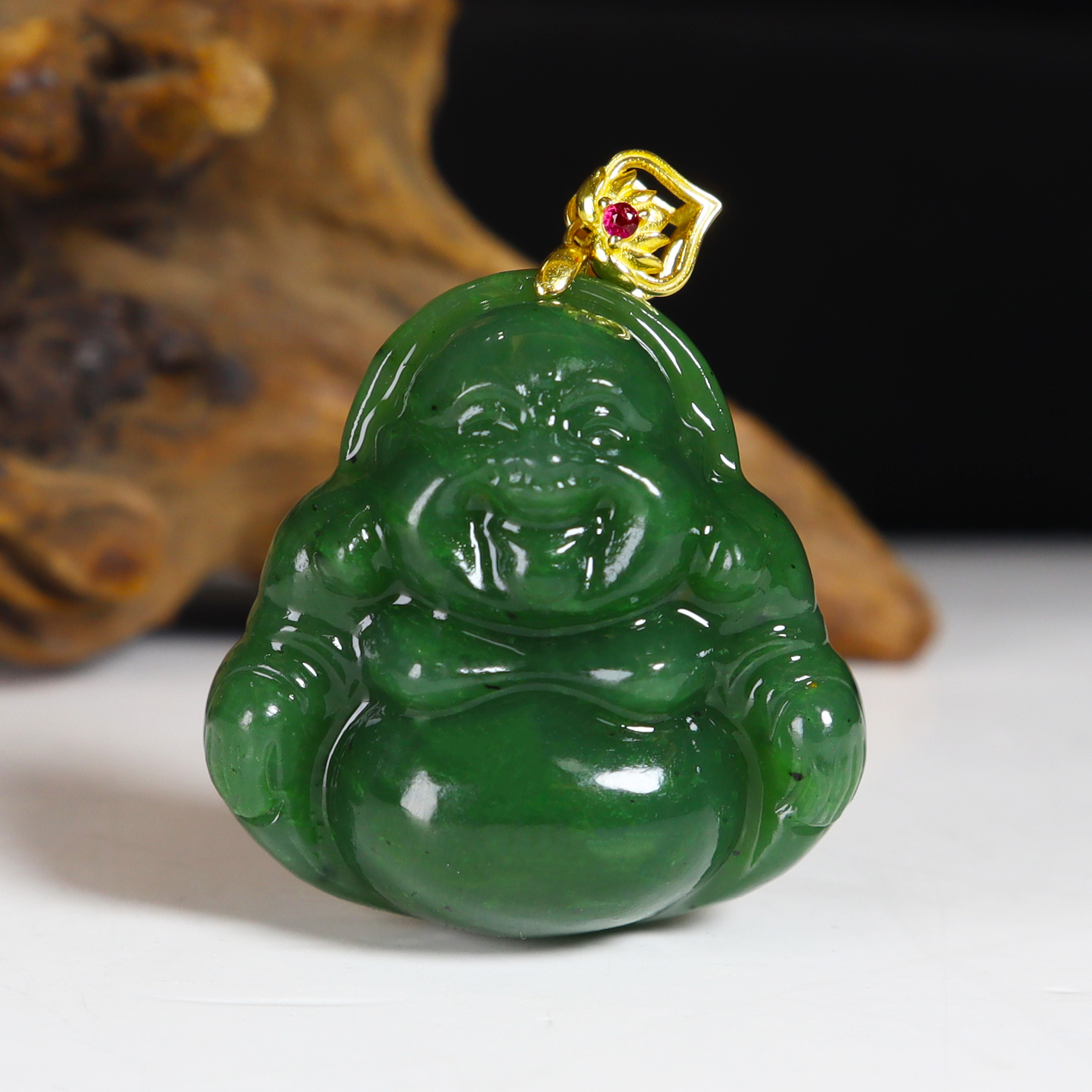 【618大促专属】S925银丨和田玉佛公吊坠丨天然玉石丨多样性发一