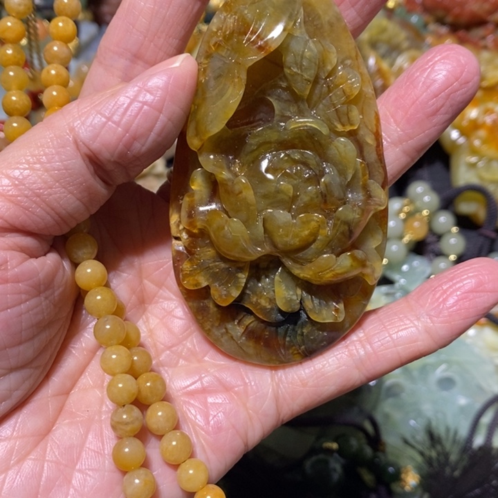 岫玉岫玉吊坠未镶嵌