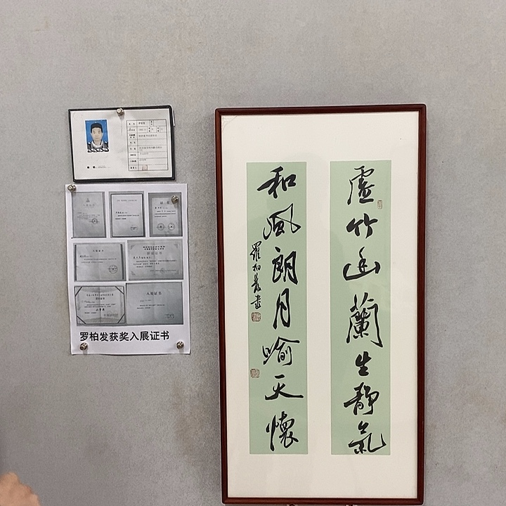 书法罗柏发老师的作品