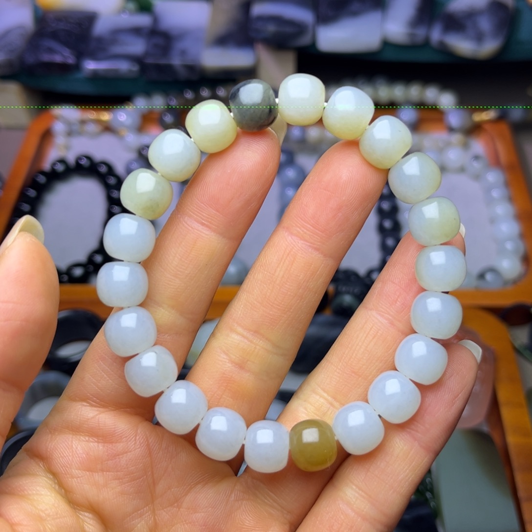 和田玉未镶嵌手串