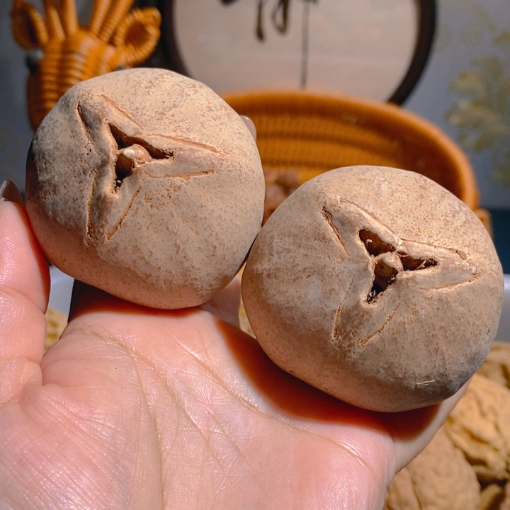 野生蟠桃三花大橄榄核5561