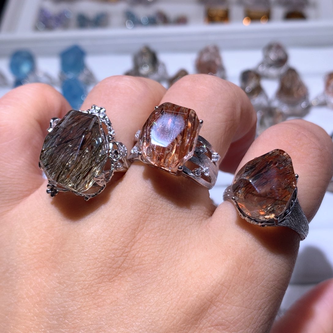 【闪购商品】水晶手链银S925镶嵌ℳ****?戒指