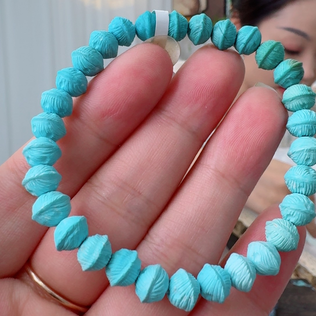 未镶嵌绿松石珠宝奇石