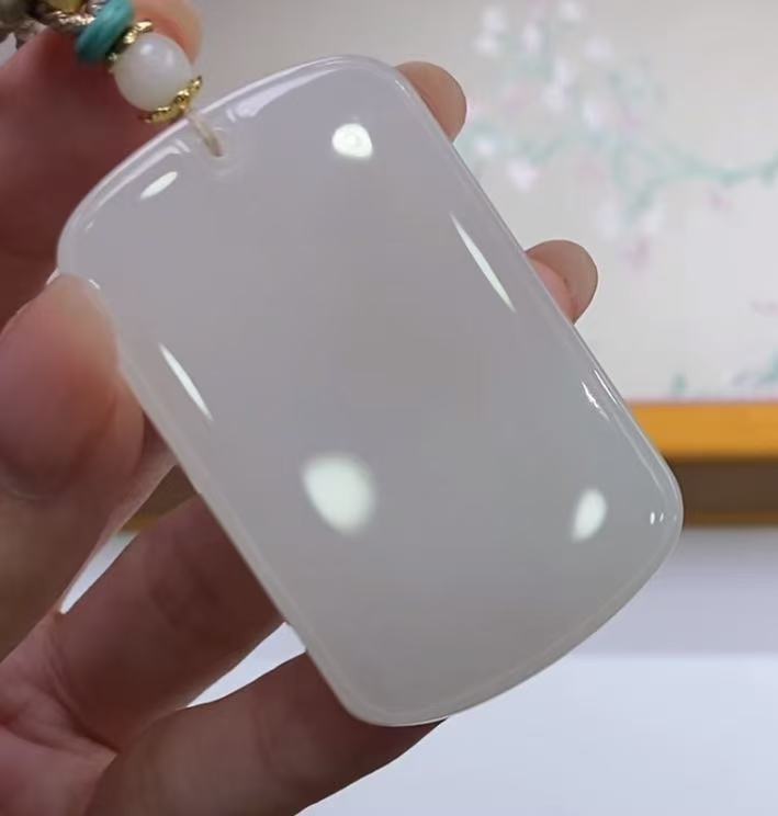 311613/和田玉无事牌   多样性一件发