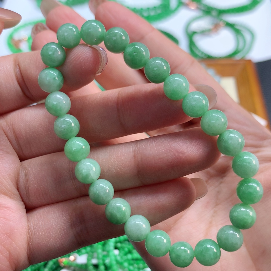 翡翠未镶嵌手链翡翠