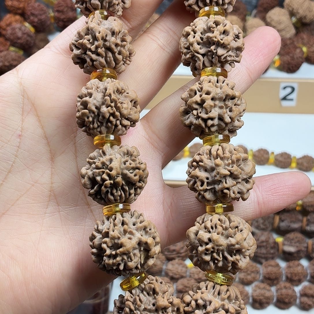 金刚菩提手串收藏版稀有精品0瓣火焰龙珠大尺寸