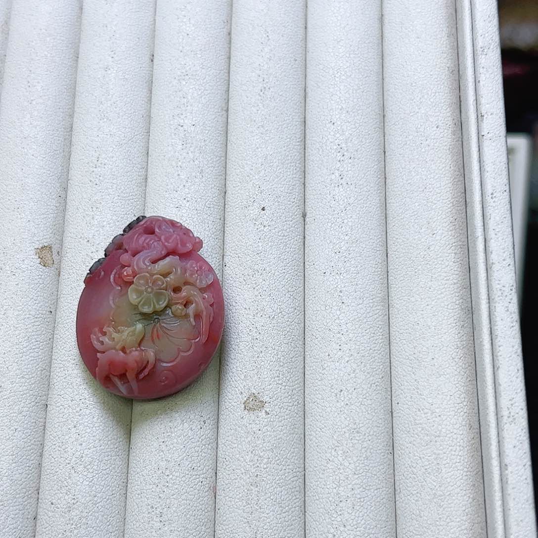 玛瑙/玉髓吊坠未镶嵌猪*