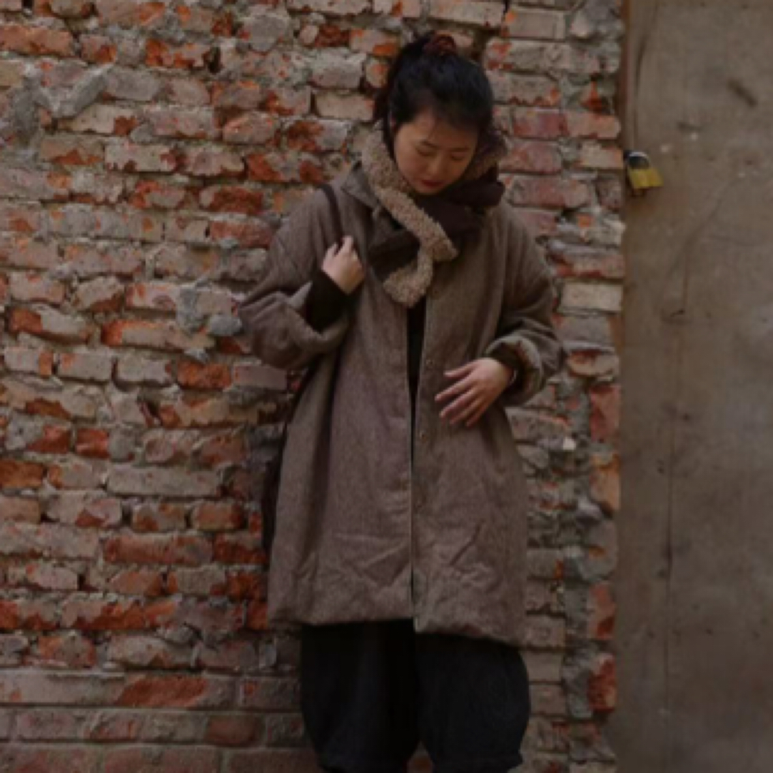 衣路走来-休闲秋冬羊毛中长款外套棉服38230