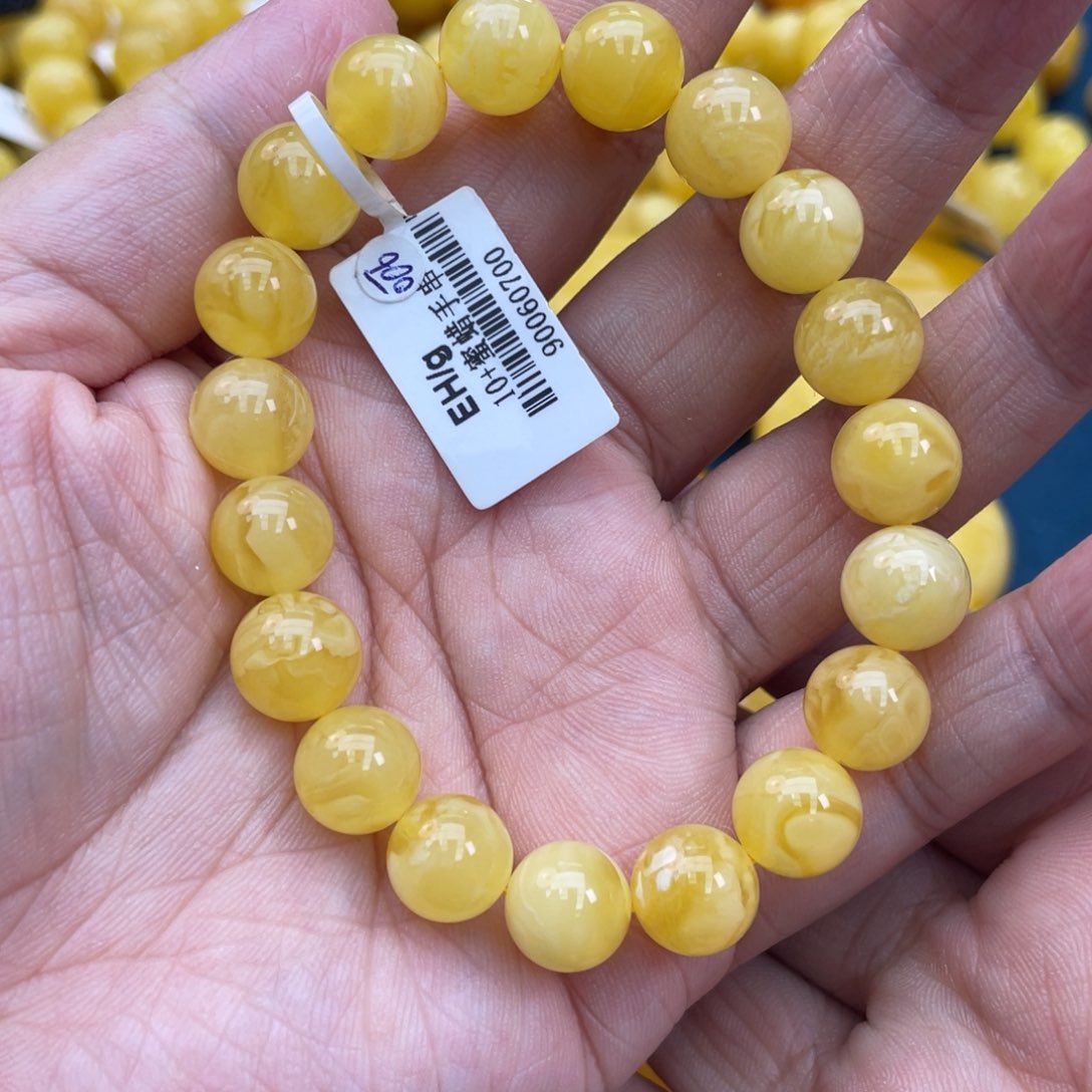 琥珀裸石未镶嵌琥珀蜜蜡10m m