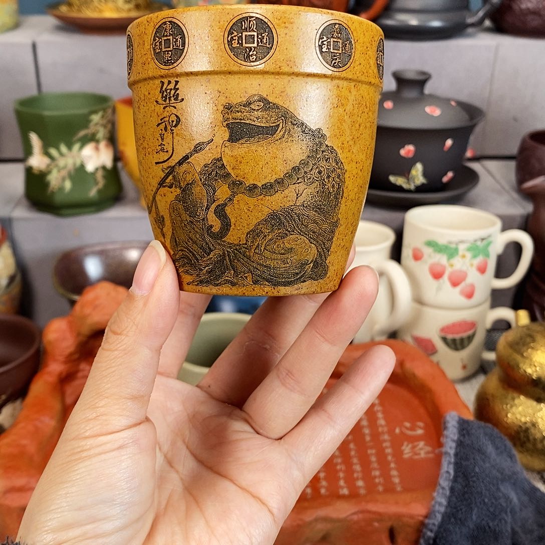 紫砂茶杯紫砂紫砂