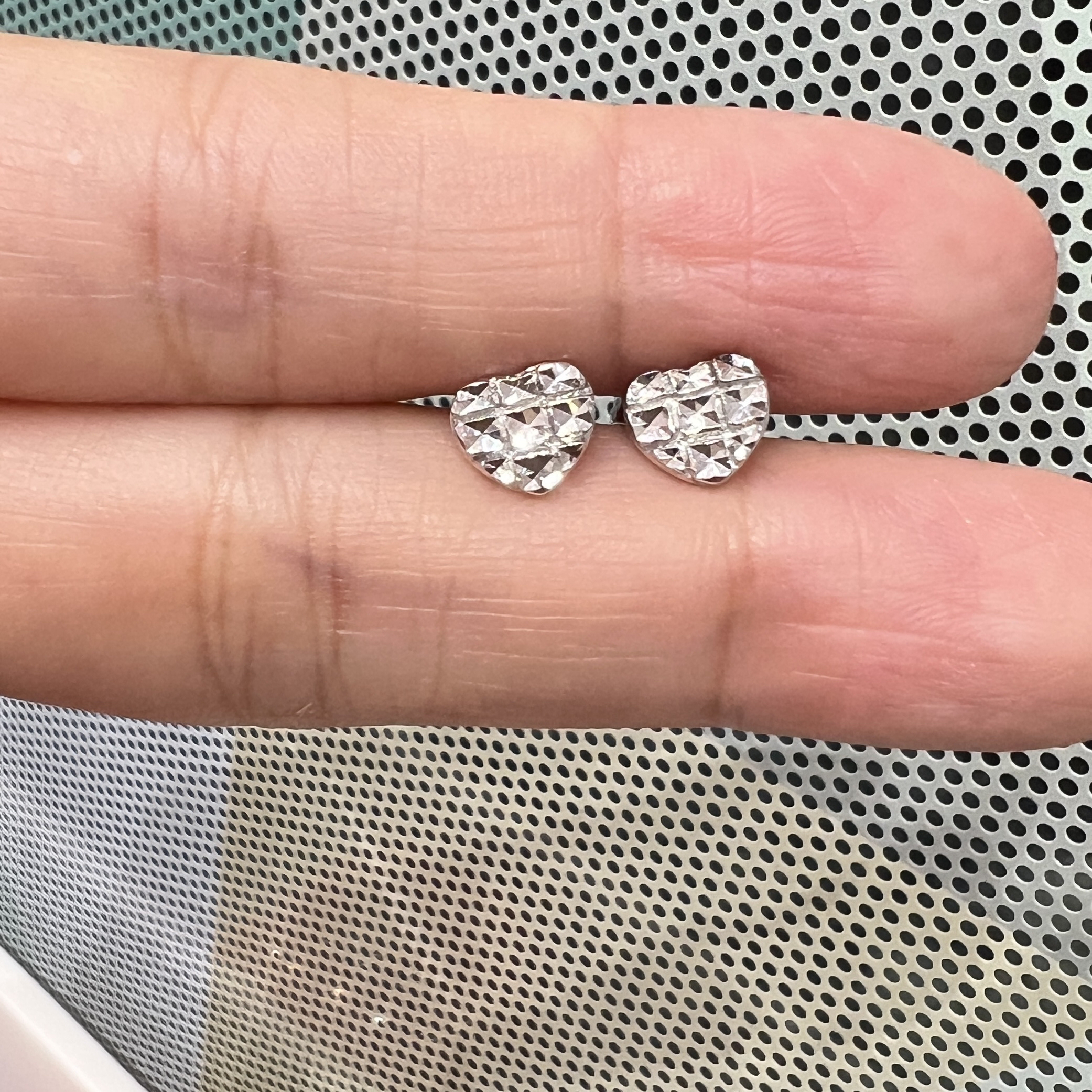 铂金Pt950精工耳钉