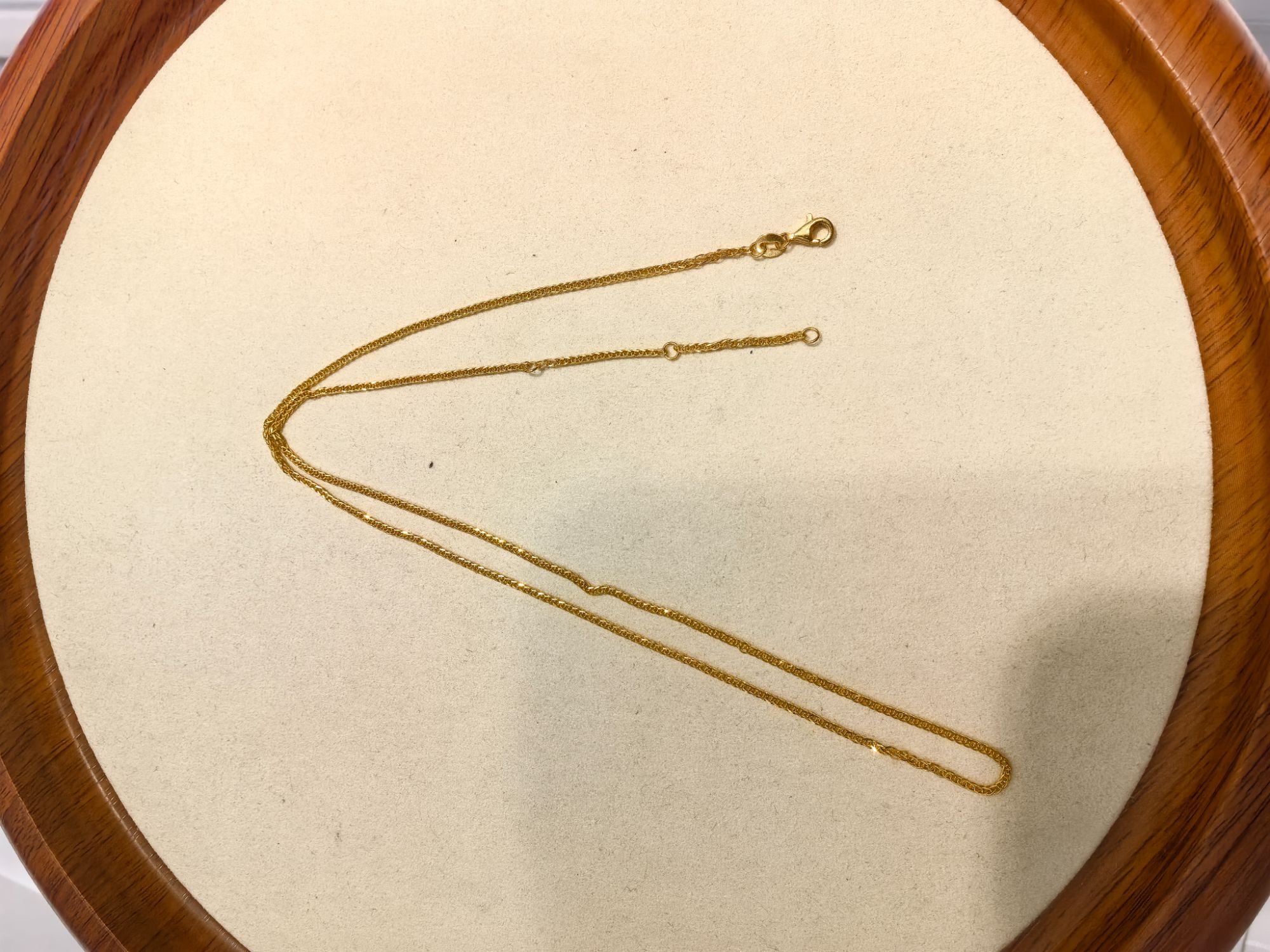 肖邦链龙虾扣足金999 经典百搭黄金项链5G工艺送闺蜜女友生日礼物