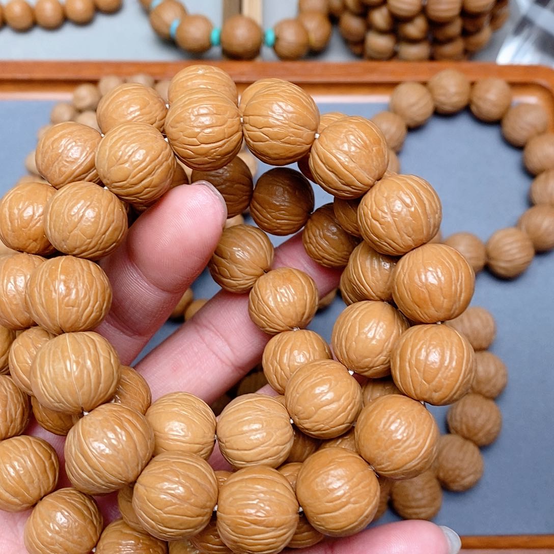 核桃手串/手链聚宝盆，全品
