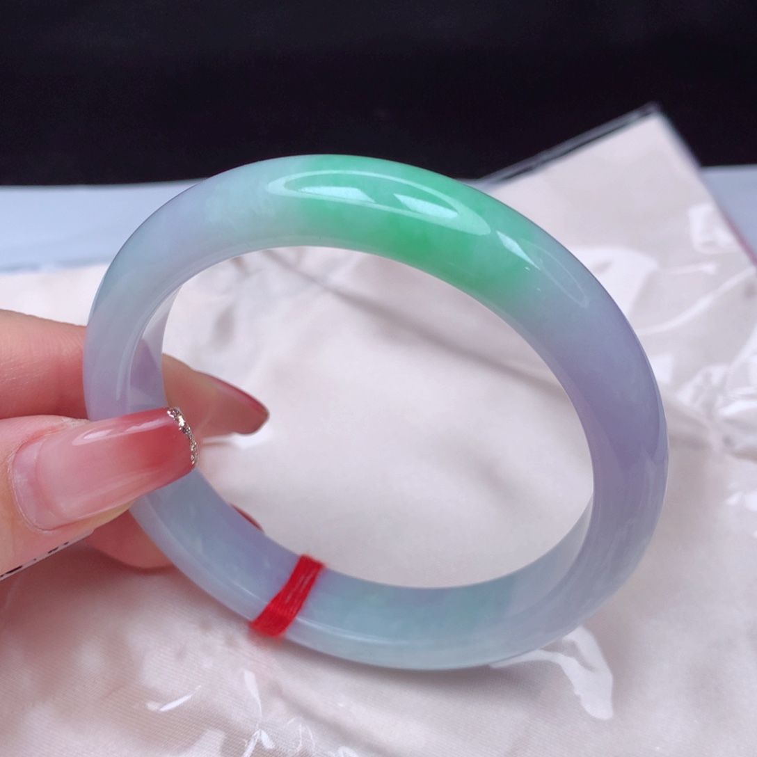 翡翠未镶嵌手镯手镯58