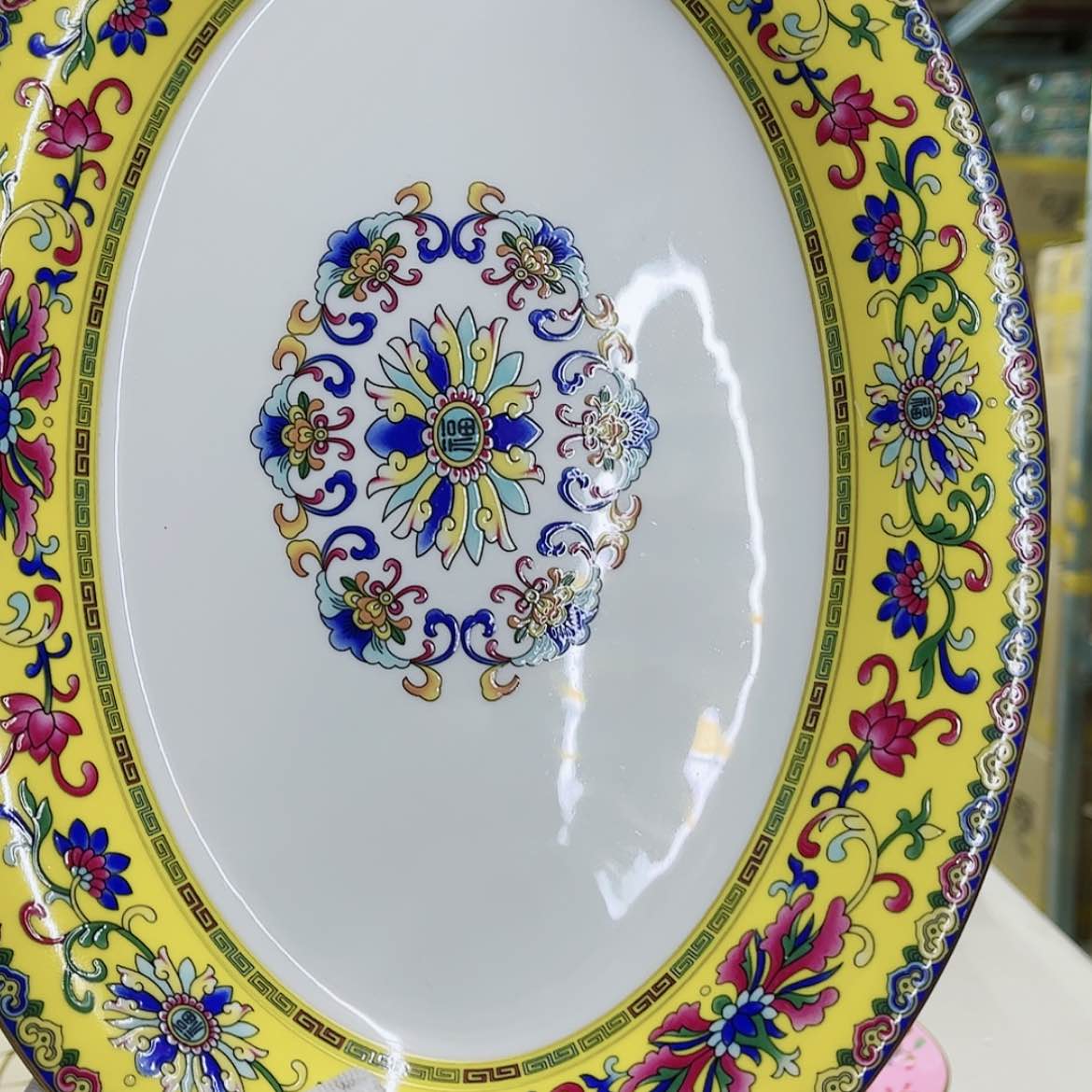 【闪购商品】骨瓷12寸1个。。。。。。。。。。