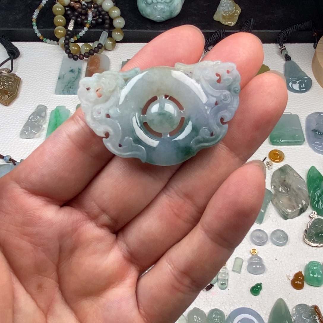 湘***茶定制翡翠未镶嵌仿古