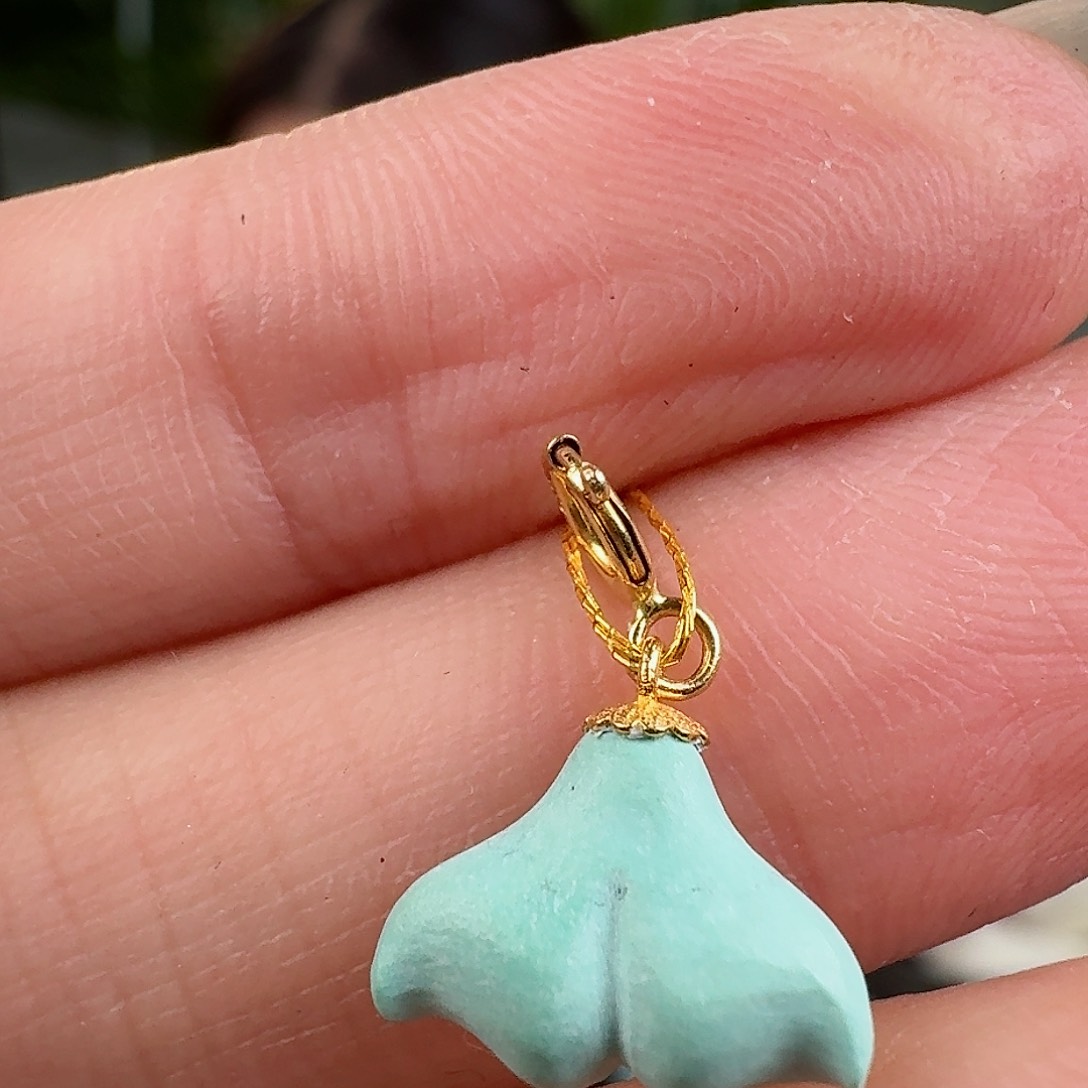 绿松石珠宝奇石18K金镶嵌