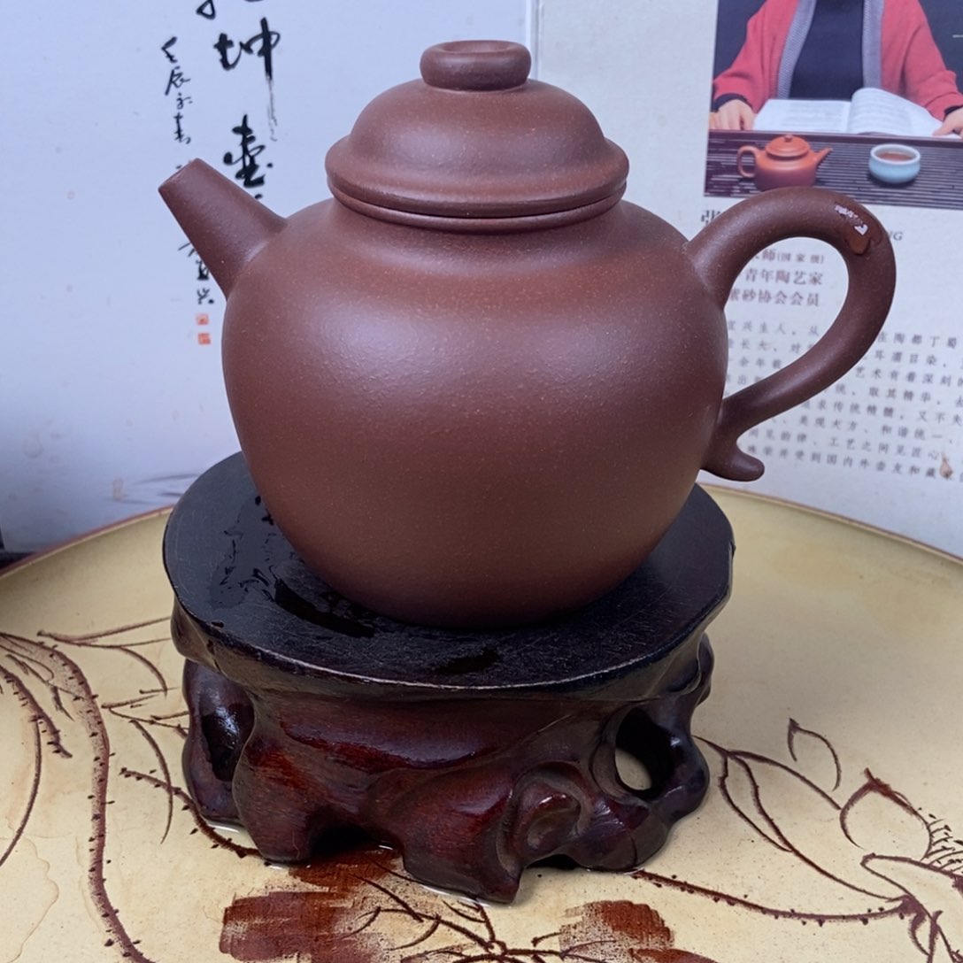 紫砂茶壶瑕疵平台底槽清260