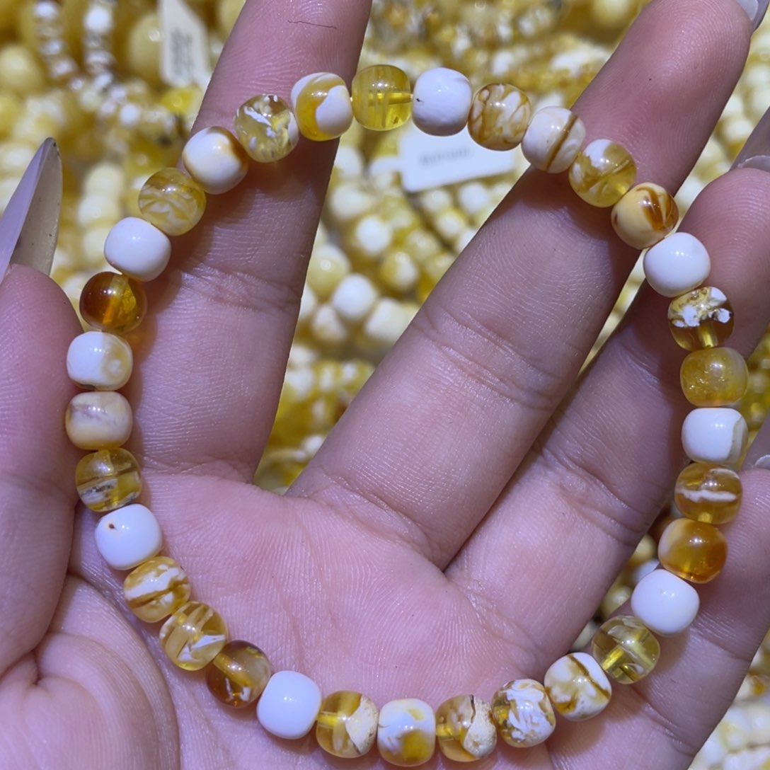 蜜蜡未镶嵌珠宝奇石6.5m