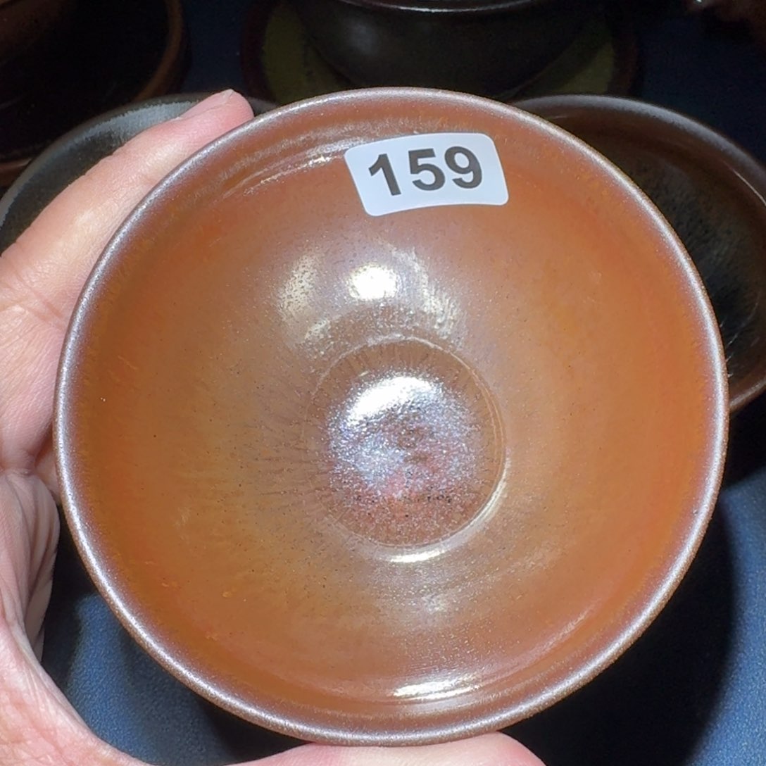 小雨茶盏，手工柴烧，