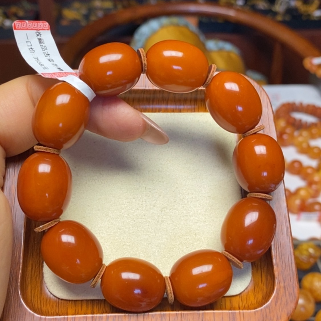 【闪购商品】蜜蜡手链未镶嵌手串
