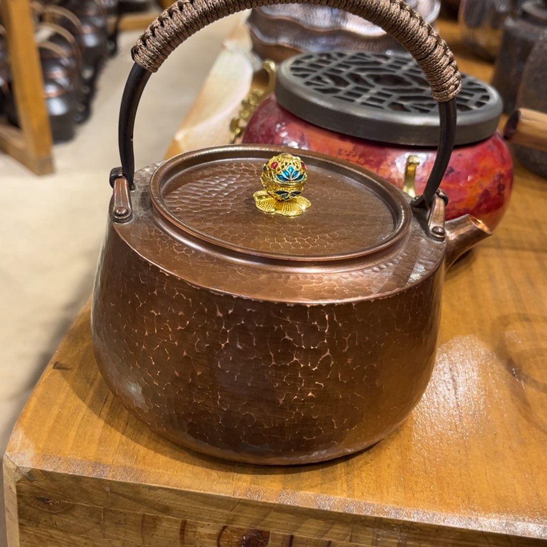烤色1200北村大壶手工锻打工艺