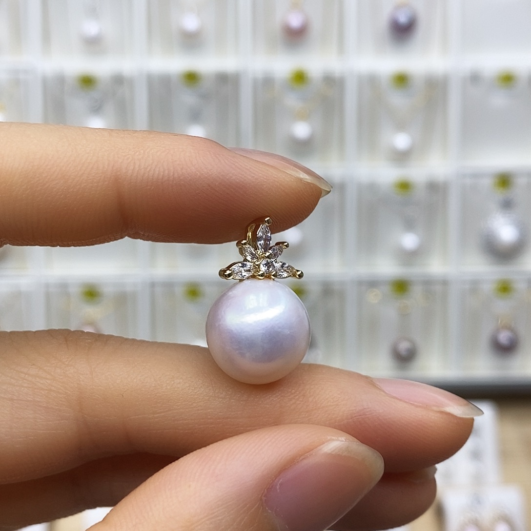 淡水珍珠合金颈饰