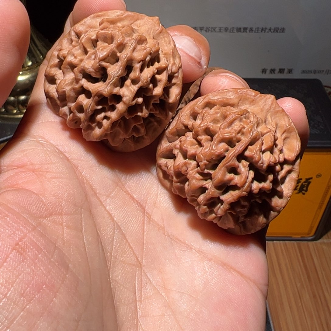 把件文玩核桃37尺原桩一代秦闷全品