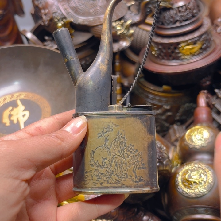 铜器摆件收收藏藏