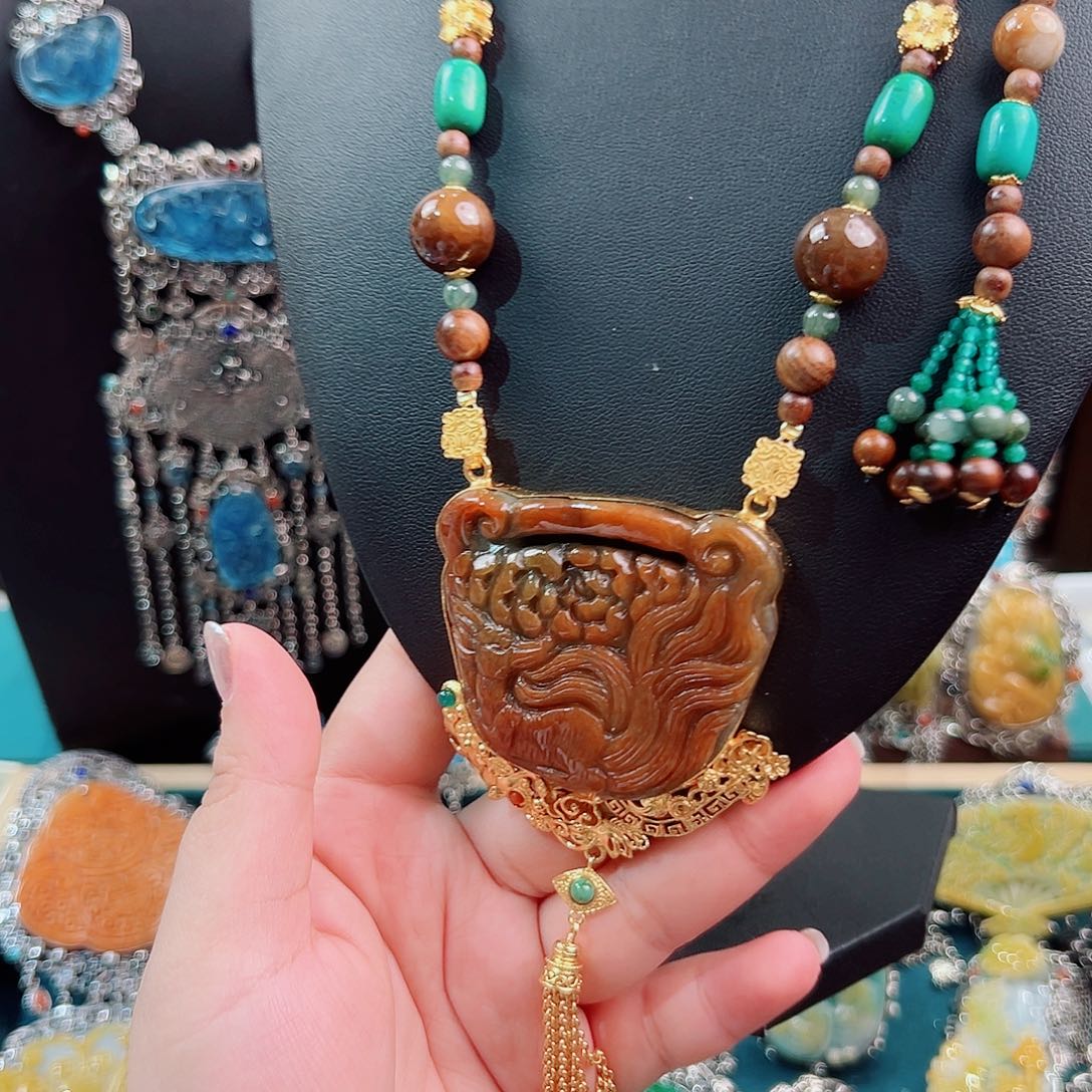 925银珐琅锦钰原创设计款项链