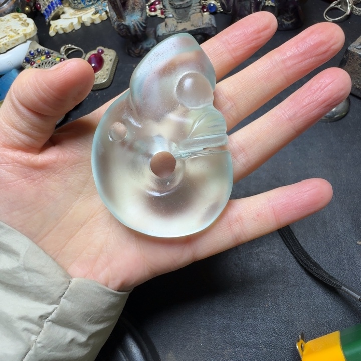 吊坠紫金钵盂菩提