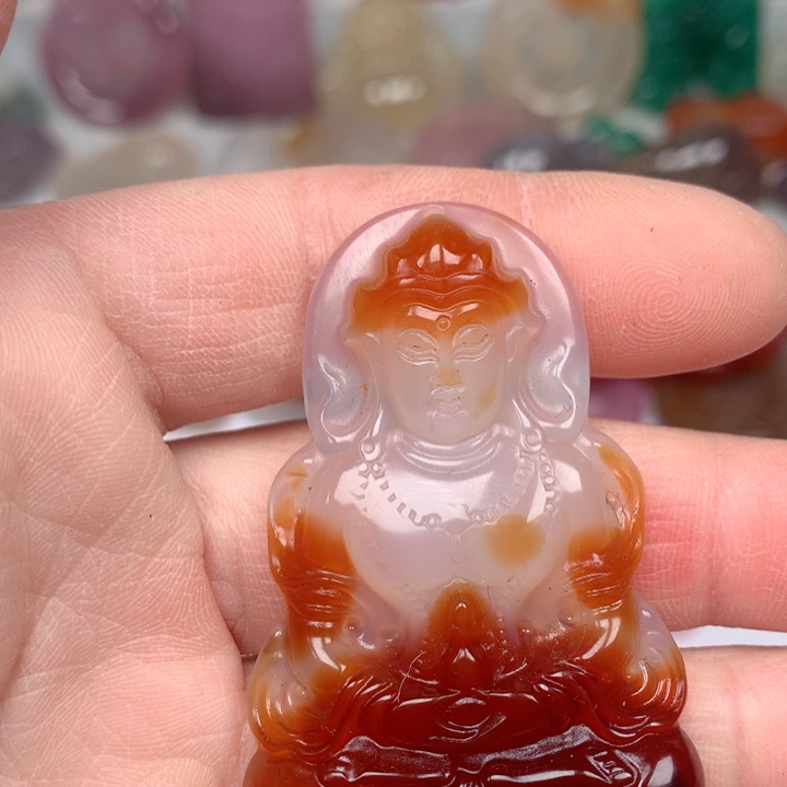 玛瑙/玉髓颈饰未镶嵌海****》